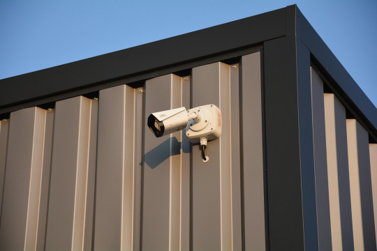 surveillance camera closeup